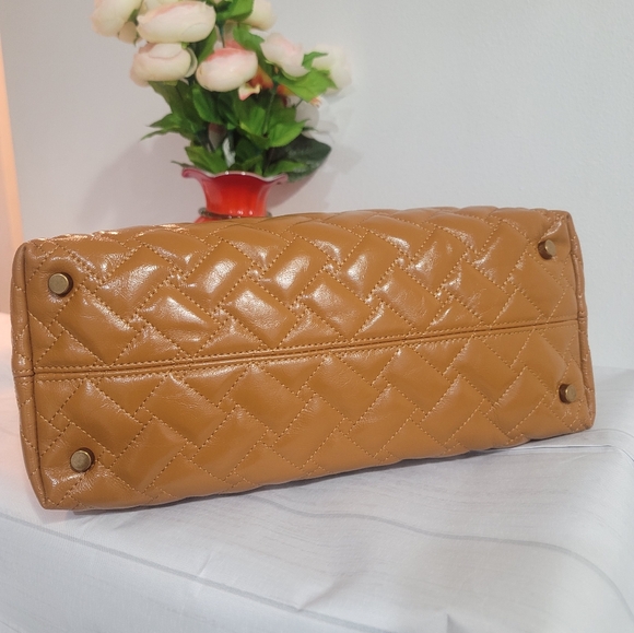 Kensington Quilted Leather Brown Tote Kurt Geiger London bag - Picture 14 of 16